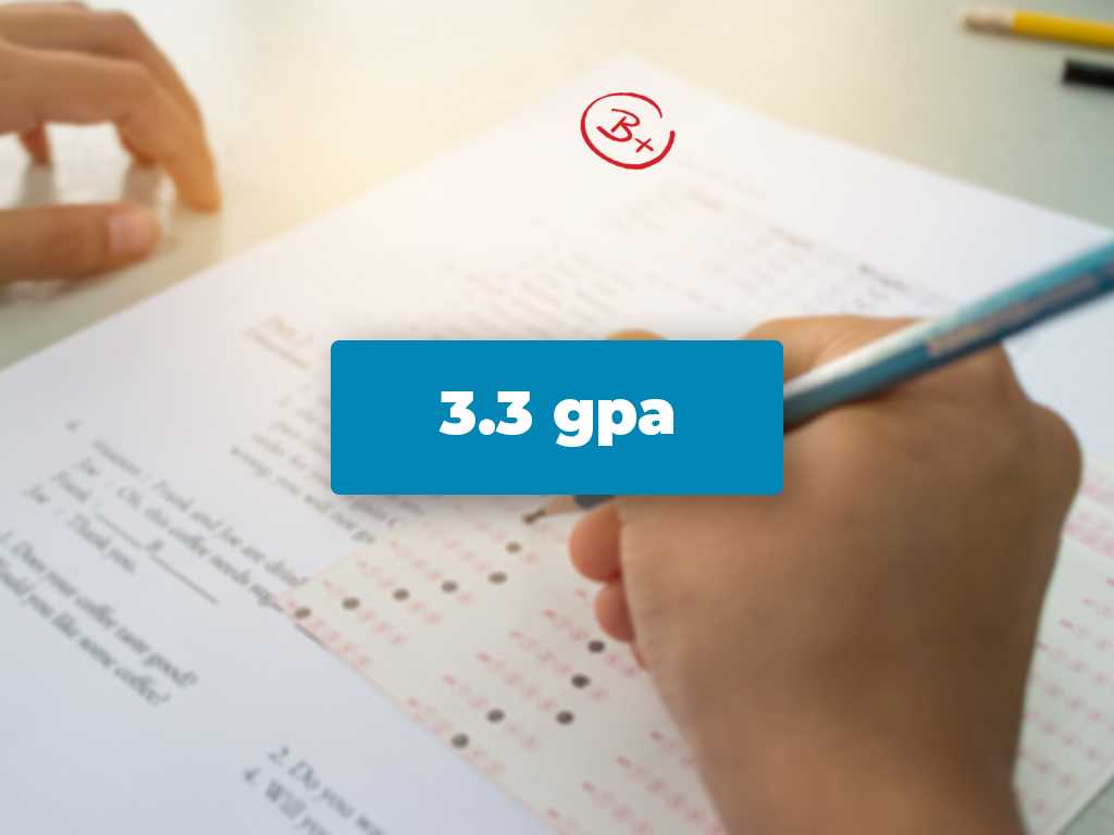 3.3 gpa